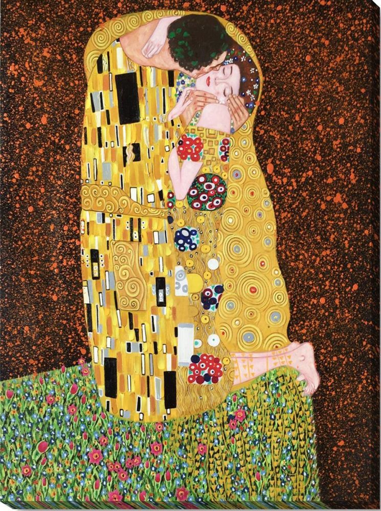 The Kiss (Full View) Gallery Wrap - Gallery Wrap 36"X48"