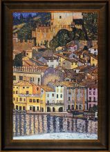 Malcesine on Lake Garda Pre-Framed