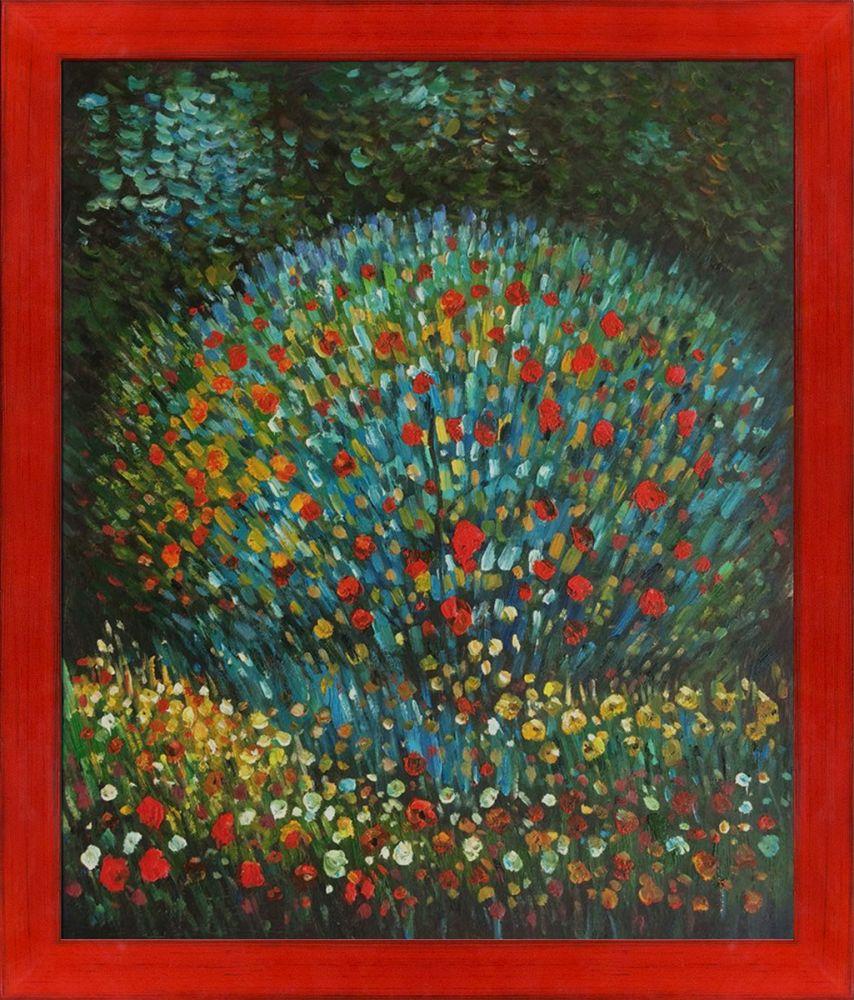 Apple Tree I Pre-Framed - Stiletto Red Frame 20" X 24"