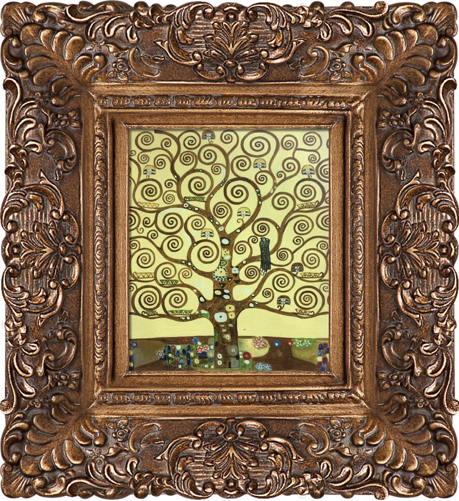 Tree of Life Pre-Framed - Burgeon Gold Frame 8"X10"