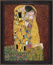 The Kiss (Full View) Pre-Framed