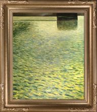 Island In lake Atter, Around 1901 Pre-Framed