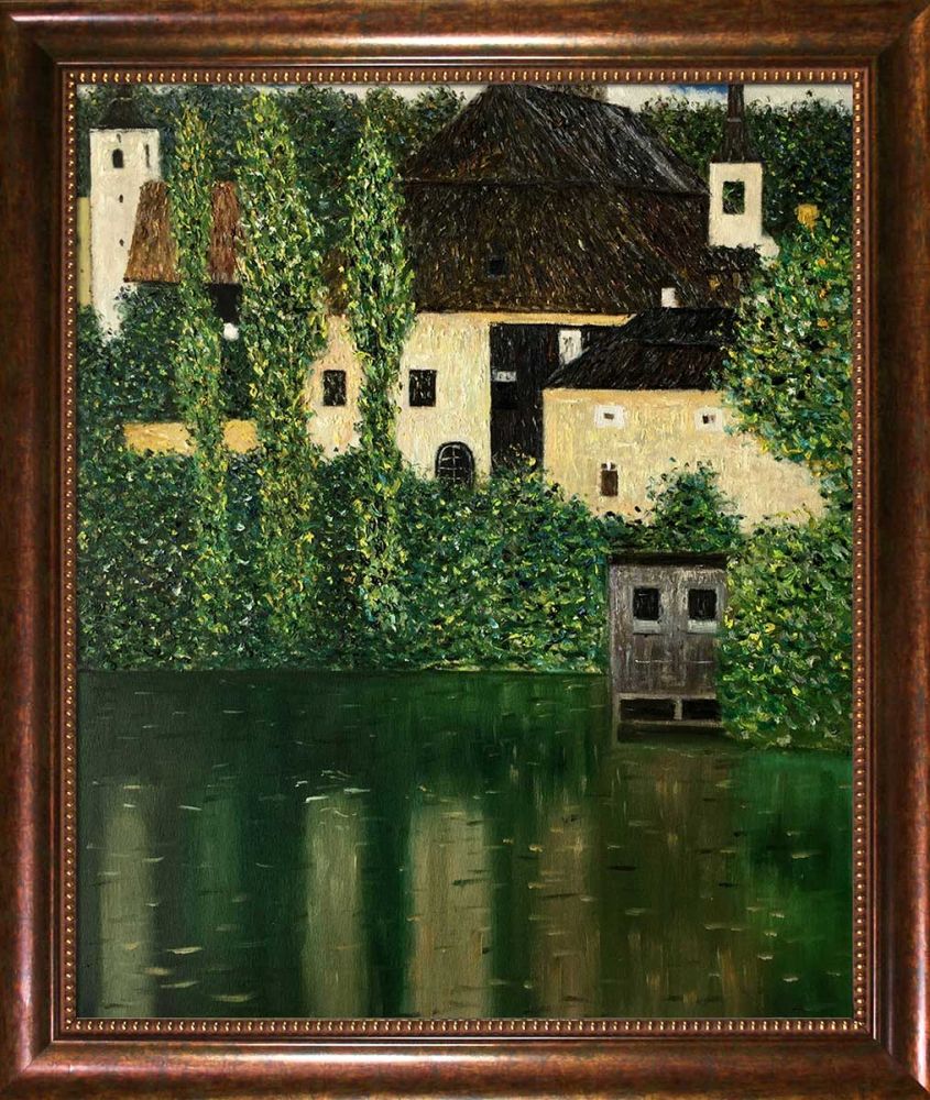 Water Castle Pre-Framed - Verona Cafe Frame 20"X24"