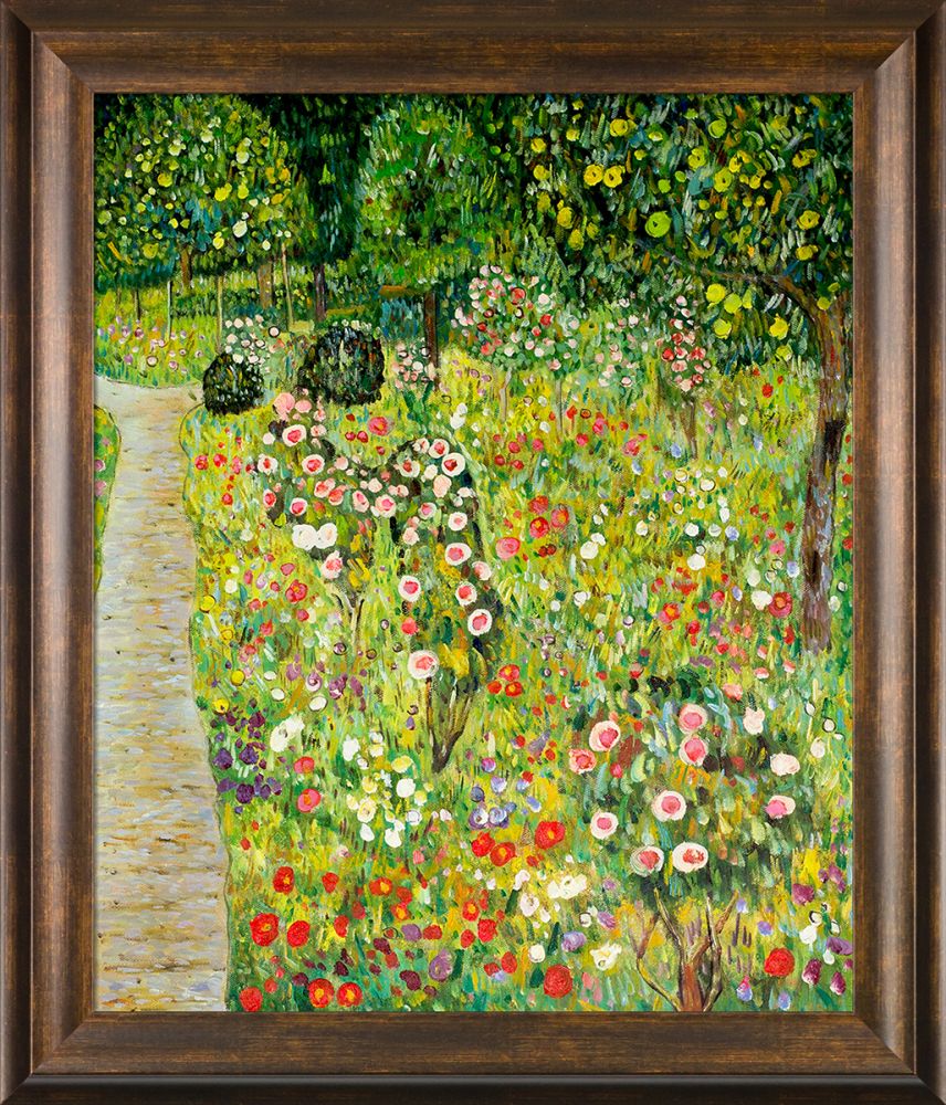 Fruit Garden With Roses Pre-Framed - Modena Vintage 20" X 24"