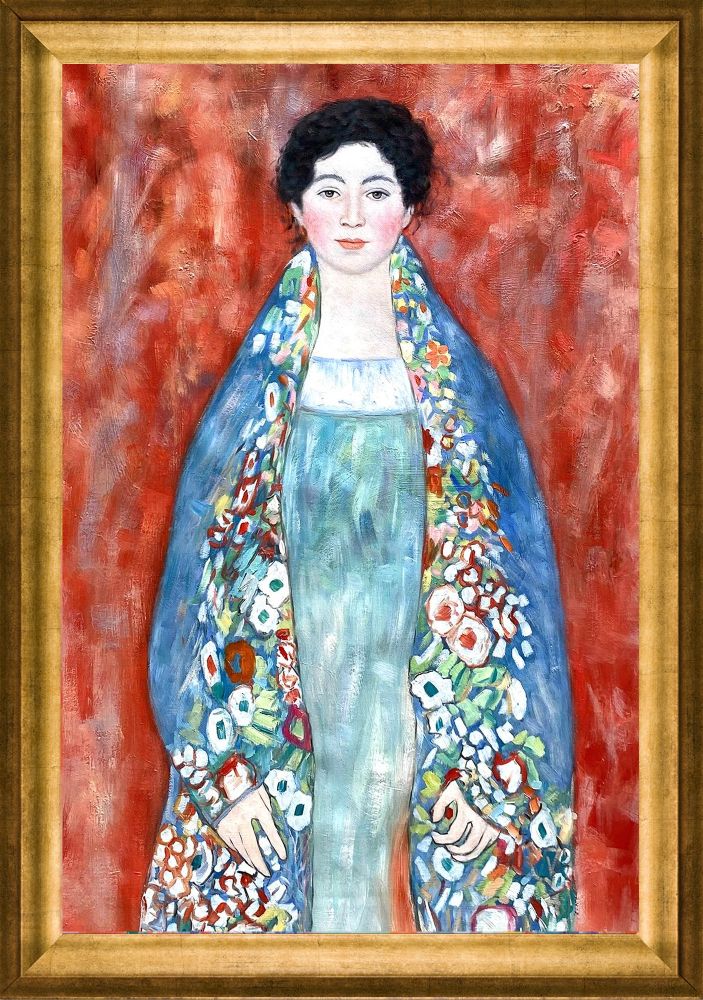 Portrait Of Fraulein Lieser Pre-framed - Athenian Gold Frame 24"X36"