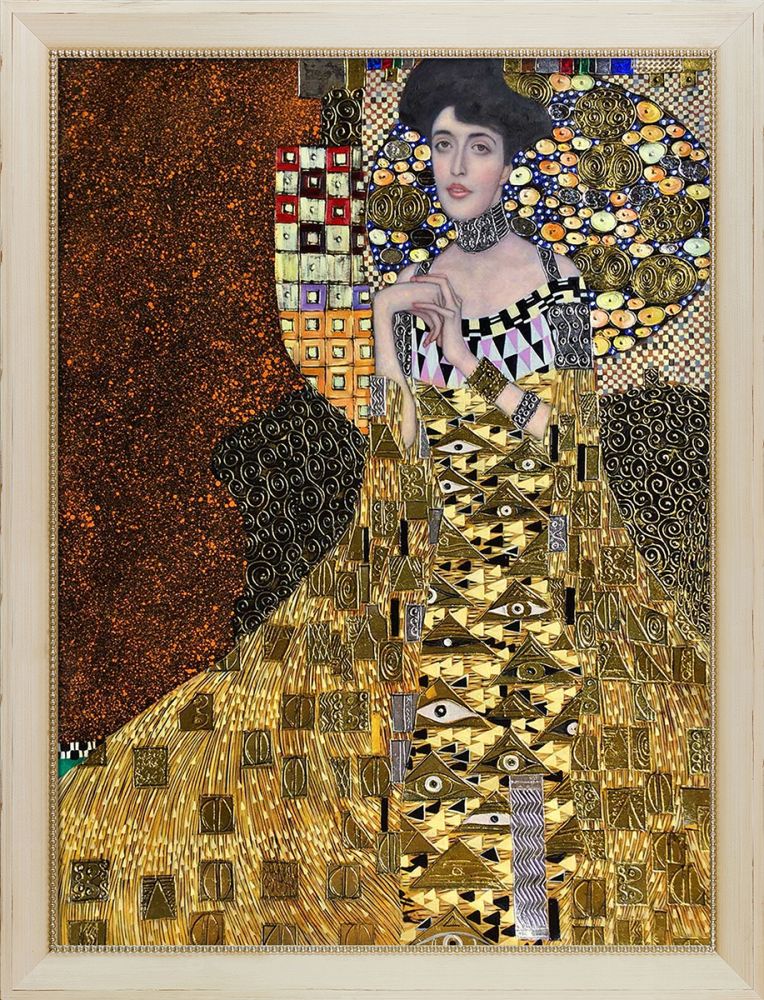 Portrait of Adele Bloch-Bauer I, 1907 (Luxury Line) Pre-Framed - Constantine Frame 30" X 40"