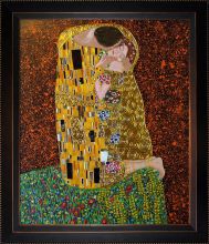 The Kiss (Full View - Luxury Line) Pre-Framed