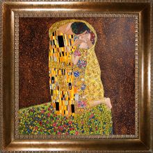 The Kiss (full view - Luxury Line) Pre-Framed