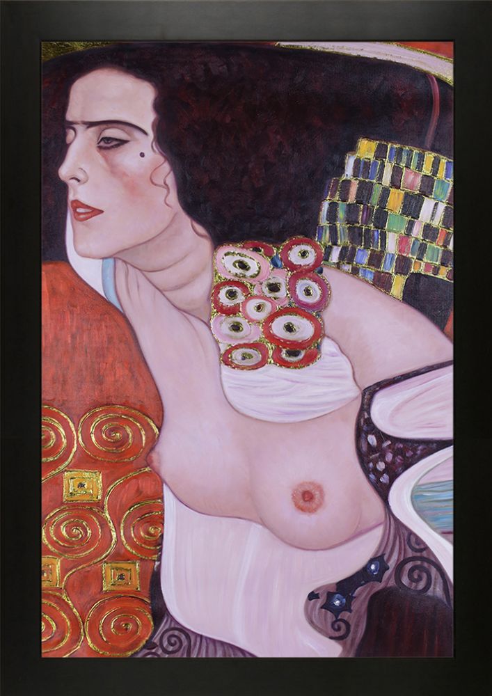 Judith II (Salome) Luxury Line - New Age Black Frame 24"X36"