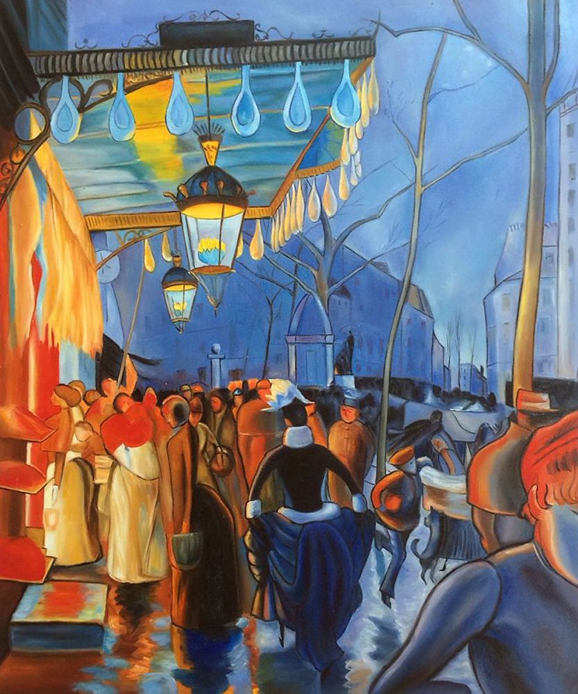 Avenue de Clichy, le Soir, Cinq Heures, 1887