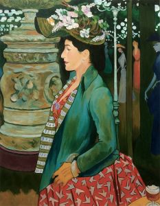 Elegante de profil au Bal Mabille, 1888