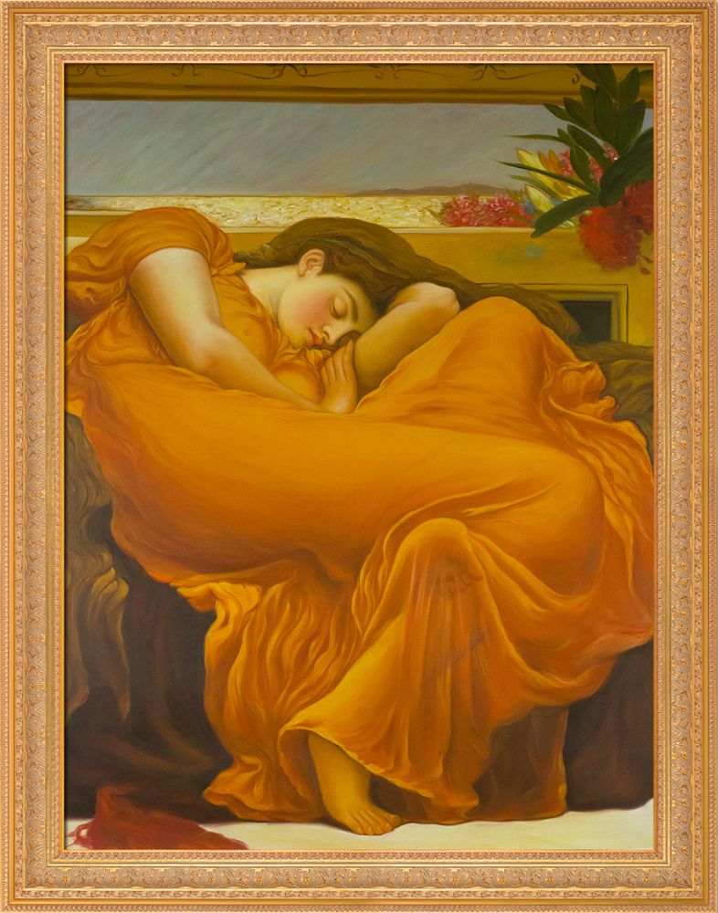 Flaming June Pre-Framed - Sovereign Frame 30" X 40"