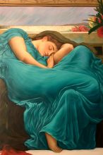 Flaming June in Teal