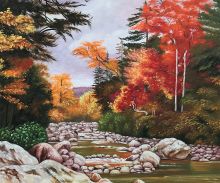 Autumn Tints in the White Mountains, New Hampshire, United States