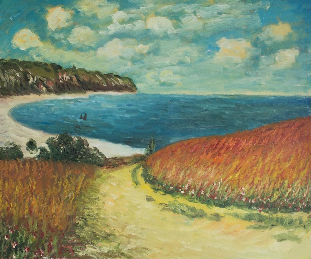 Meadow Road to Pourville, 1882