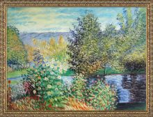 Corner of the Garden at Montgeron Pre-Framed