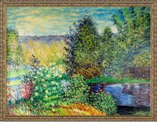 Corner of the Garden at Montgeron Pre-Framed