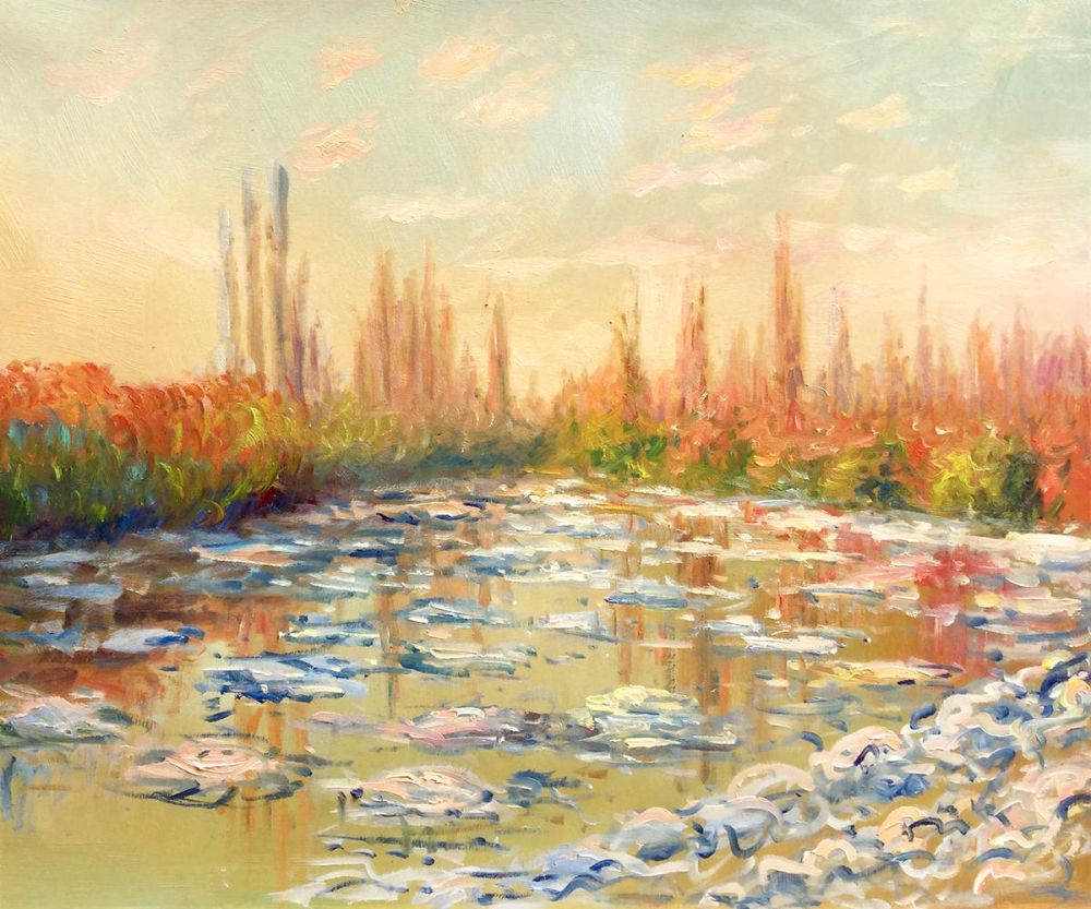 Floating Ice near Vetheuil