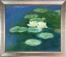 Water Lilies, Evening Pre-Framed