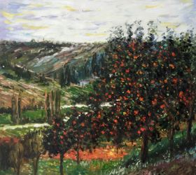 Apple Trees in Bloom at Vetheuil 1887