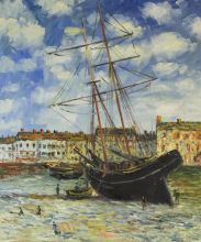 Boat at Low Tide, FeCamp 1881