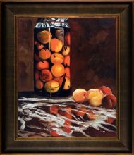 Jar of Peaches Pre-Framed