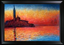 San Giorgio Maggiore by Twilight Pre-Framed