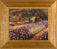 Artist's Garden at Giverny Pre-Framed