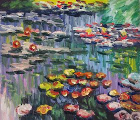 Water Lilies (pink) - 10