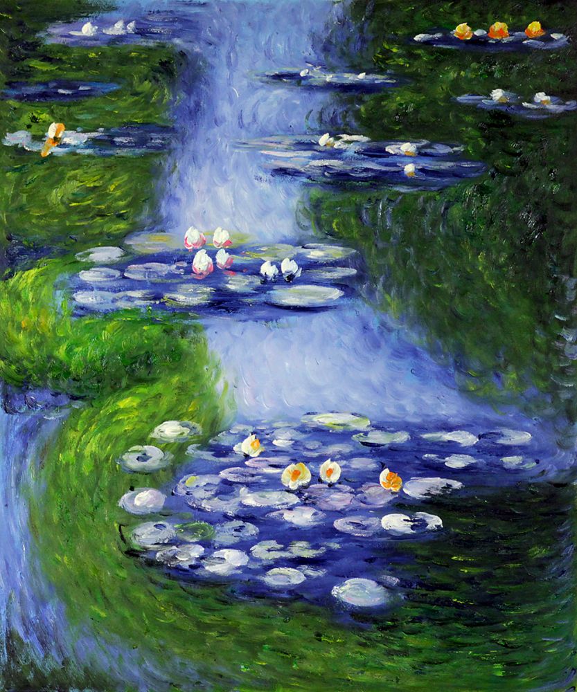 Water Lilies (blue-green)