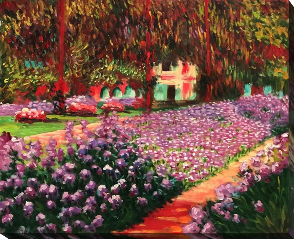 Artist's Garden at Giverny Gallery Wrap - Gallery Wrap 20"X24"