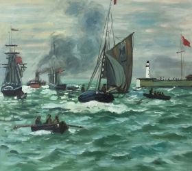 Entrance to the Port of Honfleur