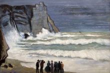 Rough Sea at Etretat