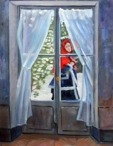 The Red Cape (Madame Monet)