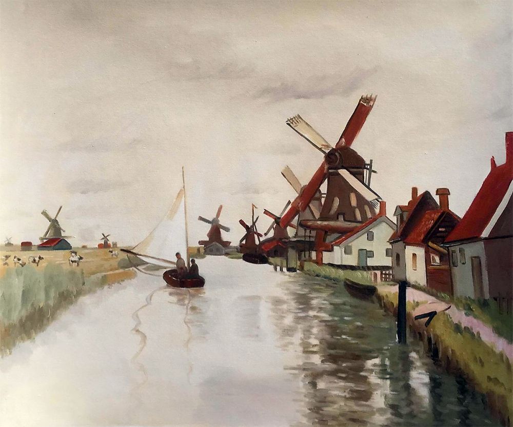 Windmills in Holland