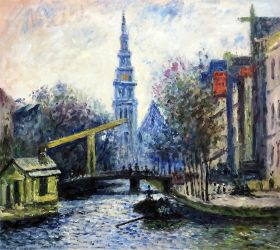 Canal in Amsterdam, 1874