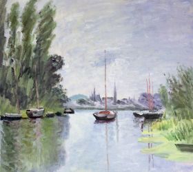 Argenteuil Seen from the Small Arm of the Seine