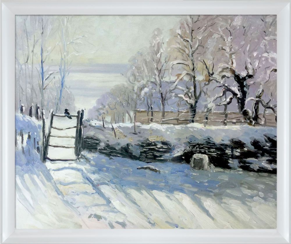 The Magpie Pre-Framed - Moderne Blanc Frame 20" X 24"