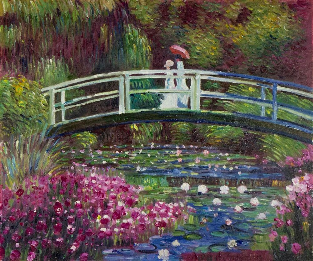 Japanese Bridge in the Artist's Garden
