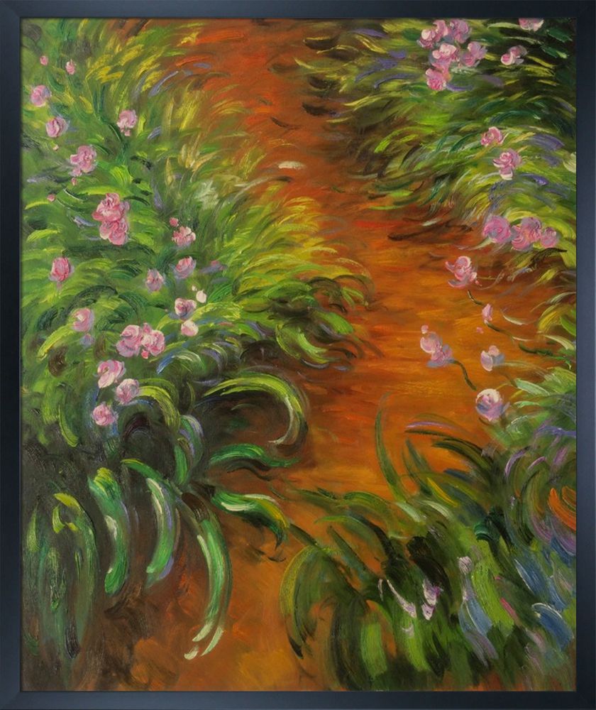 Irises Pre-framed - Studio Black Wood Frame 20"X24"