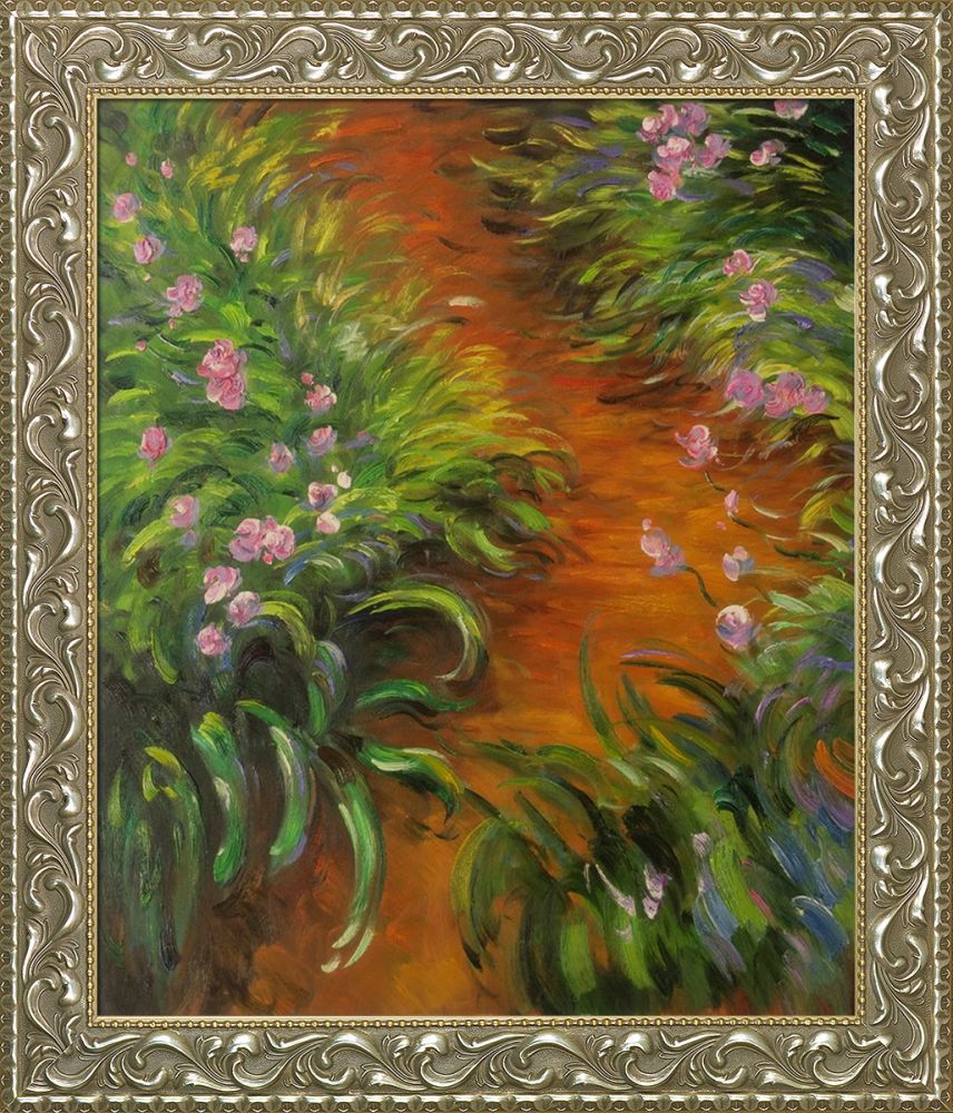 Irises Preframed - Rococo Silver 20"X24"