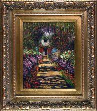 Garden Path at Giverny Pre-Framed