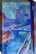 Glimpse of Notre Dame Pre-Framed