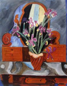 Vase with Iris