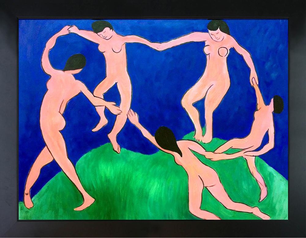 La Danse Pre-Framed - New Age Black Frame 30"X40"