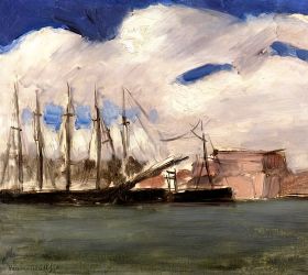 White Clouds, the Old Port of Marseille