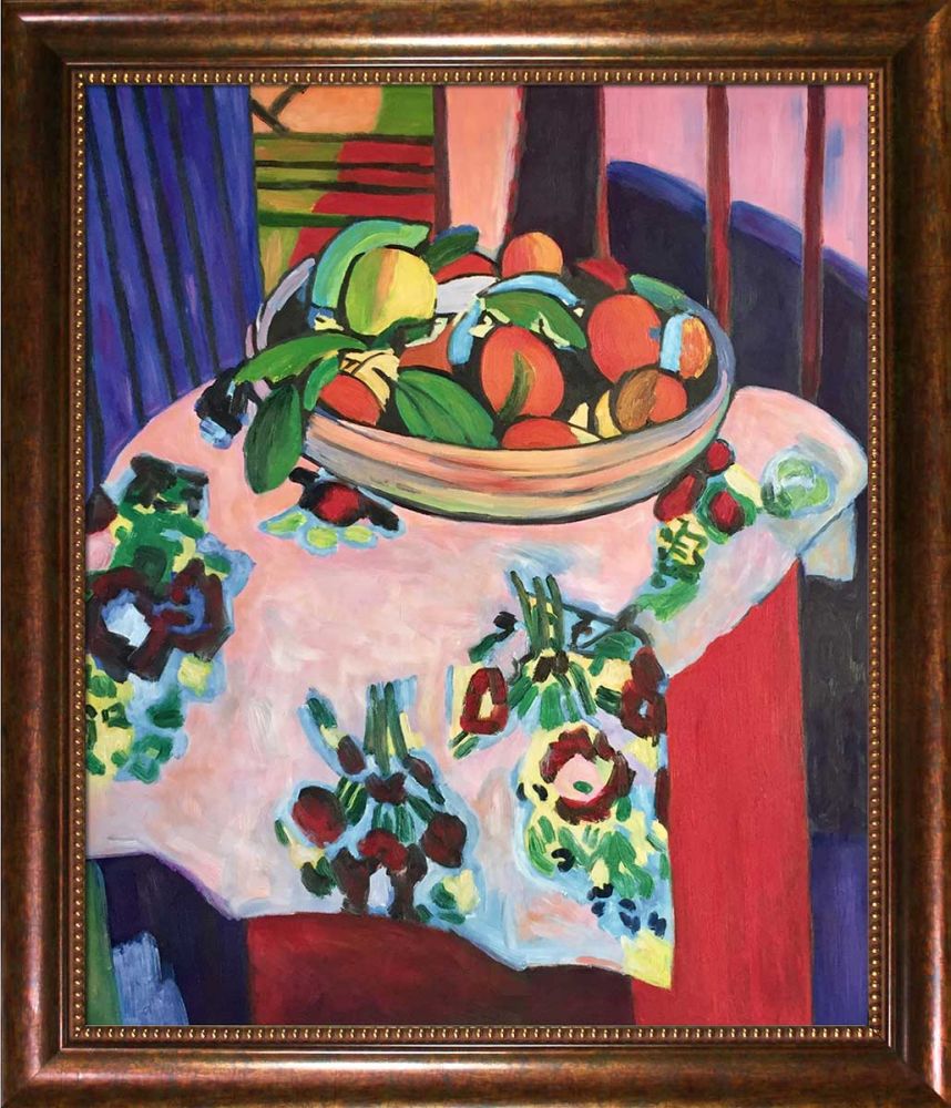 Still Life with Oranges Pre-Framed - Verona Cafe Frame 20"X24"