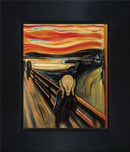 The Scream Pre-Framed