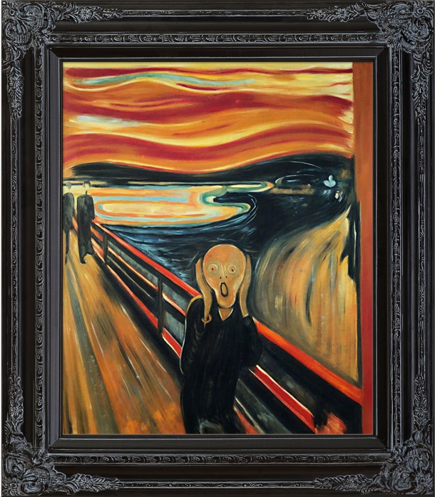 The Scream Pre-Framed - Spaniard Black King Frame 20