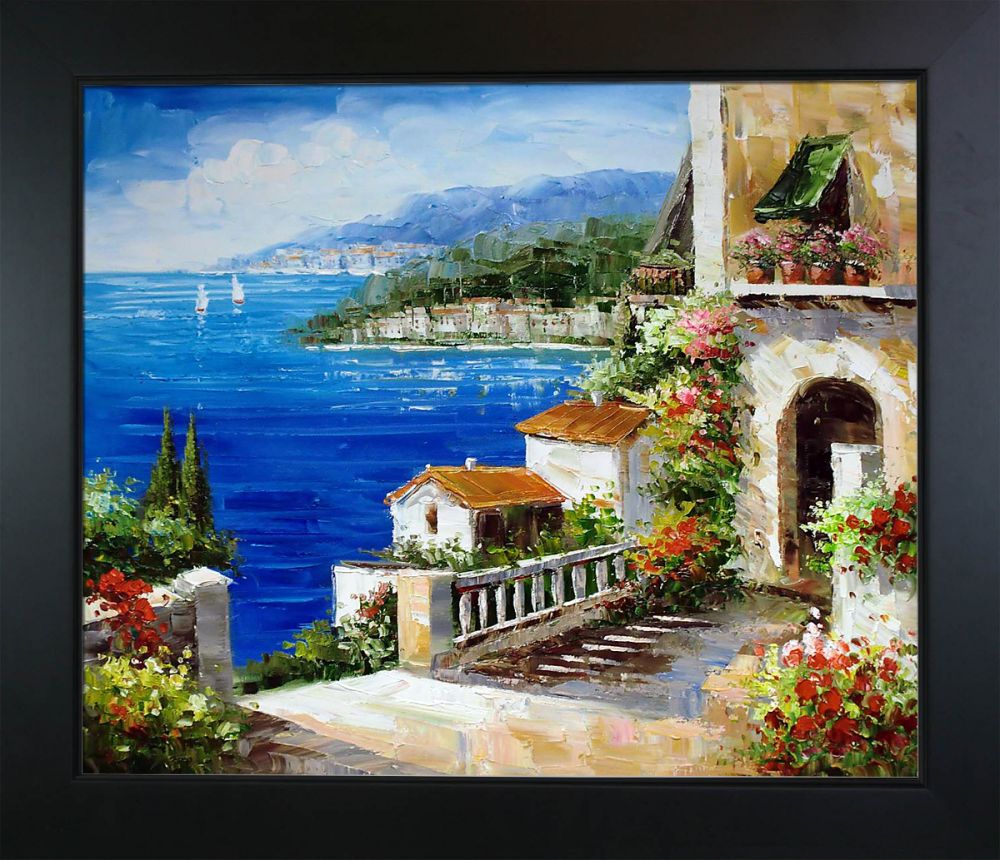 High Rise Bay Pre-Framed - New Age Black Frame 20"X24"